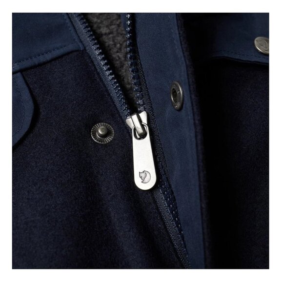 FJALLRAVEN Women's XS Night Sky Original Greenland Re-Wool Jacket Hooded Wool - Picture 9 of 12